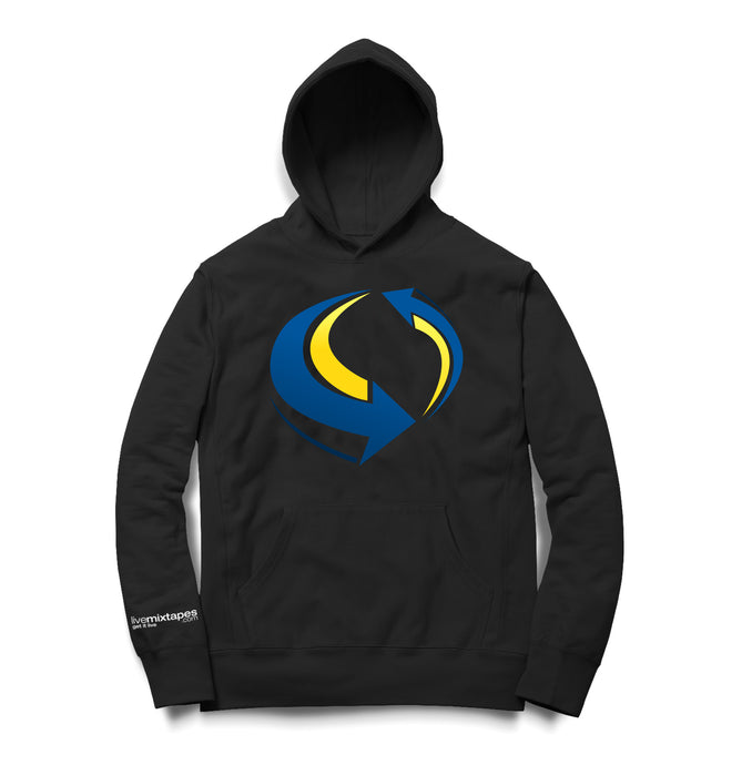 Livemixtapes Swirl Logo Hoodie (Black/Yellow/Blue/White)