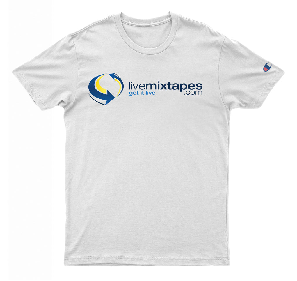 Livemixtapes Classic Tee (White/Blue/Yellow)